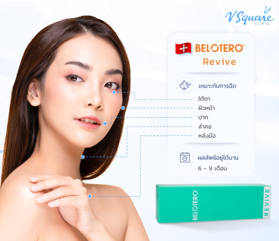 Belotero Revive ฉีดตรงไหนได้บ้าง