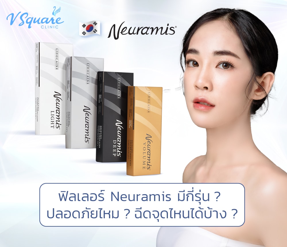 ฟิลเลอร์ Neuramis รุ่นไหนดี ? ฉีดบริเวณไหนได้บ้าง ? ราคาเท่าไหร่