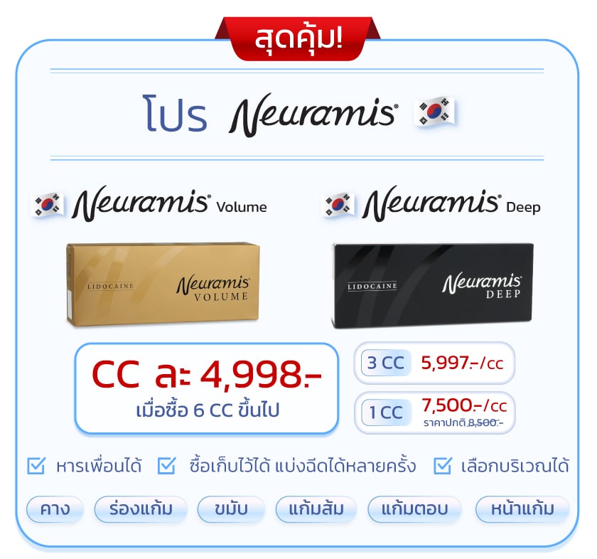 ฟิลเลอร์ Neuramis ราคา