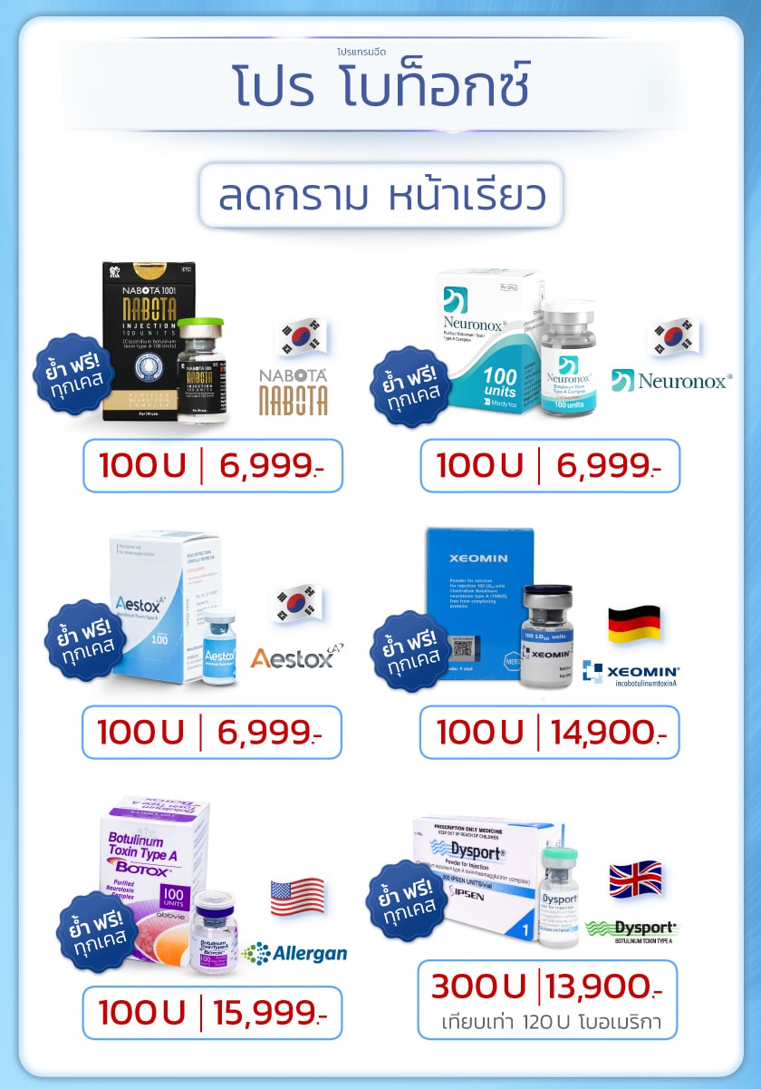 aestox botox ราคา