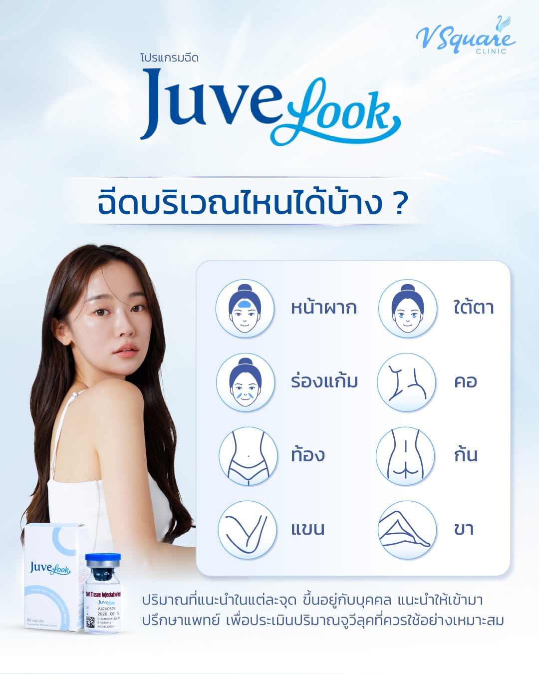Juvelook ฉีดตรงไหน