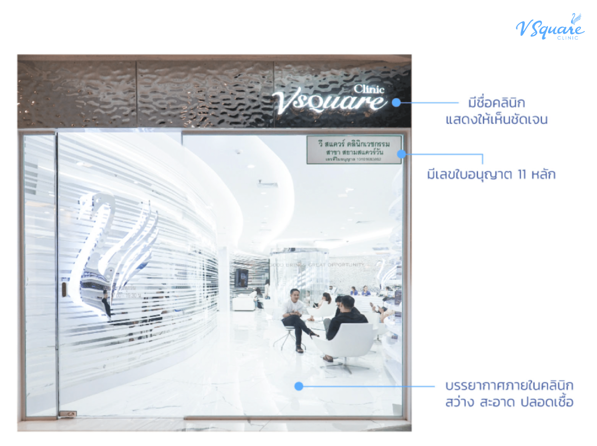 คลินิกเสริมความงามได้มาตรฐาน