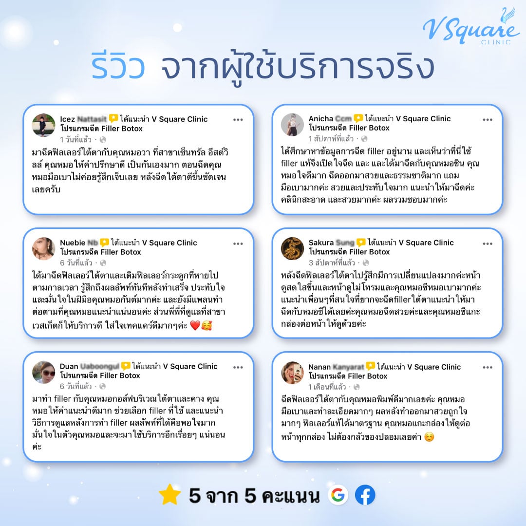 รีวิวคลินิกเสริมความงาม