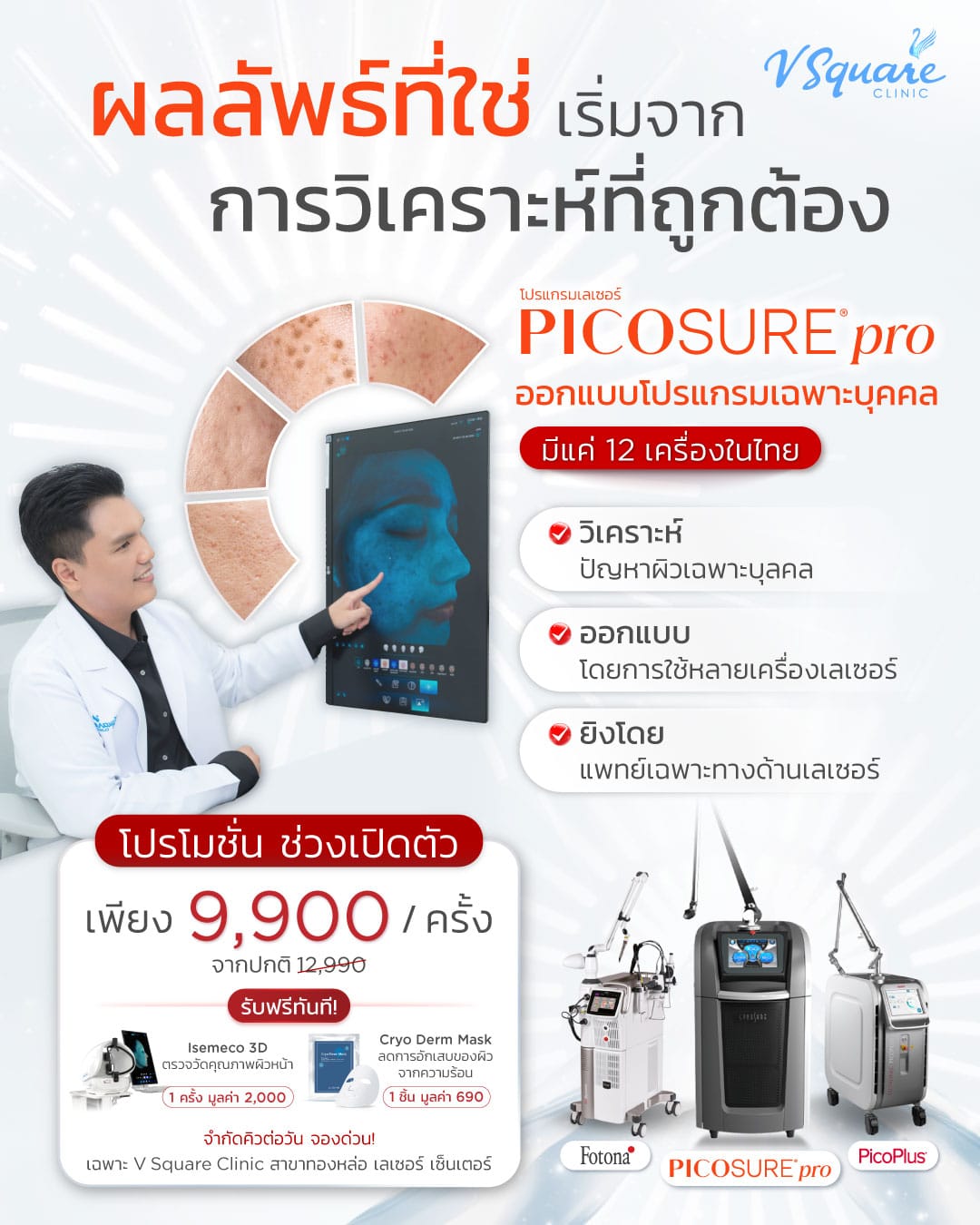 ทำ Laser รักษาหลุมสิว ที่ไหนดี
