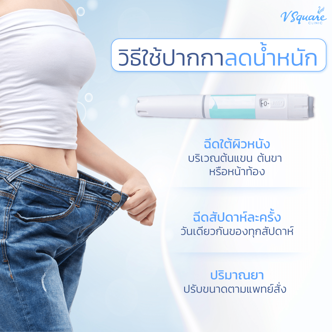 วิธีใช้ปากกาลดน้ำหนัก