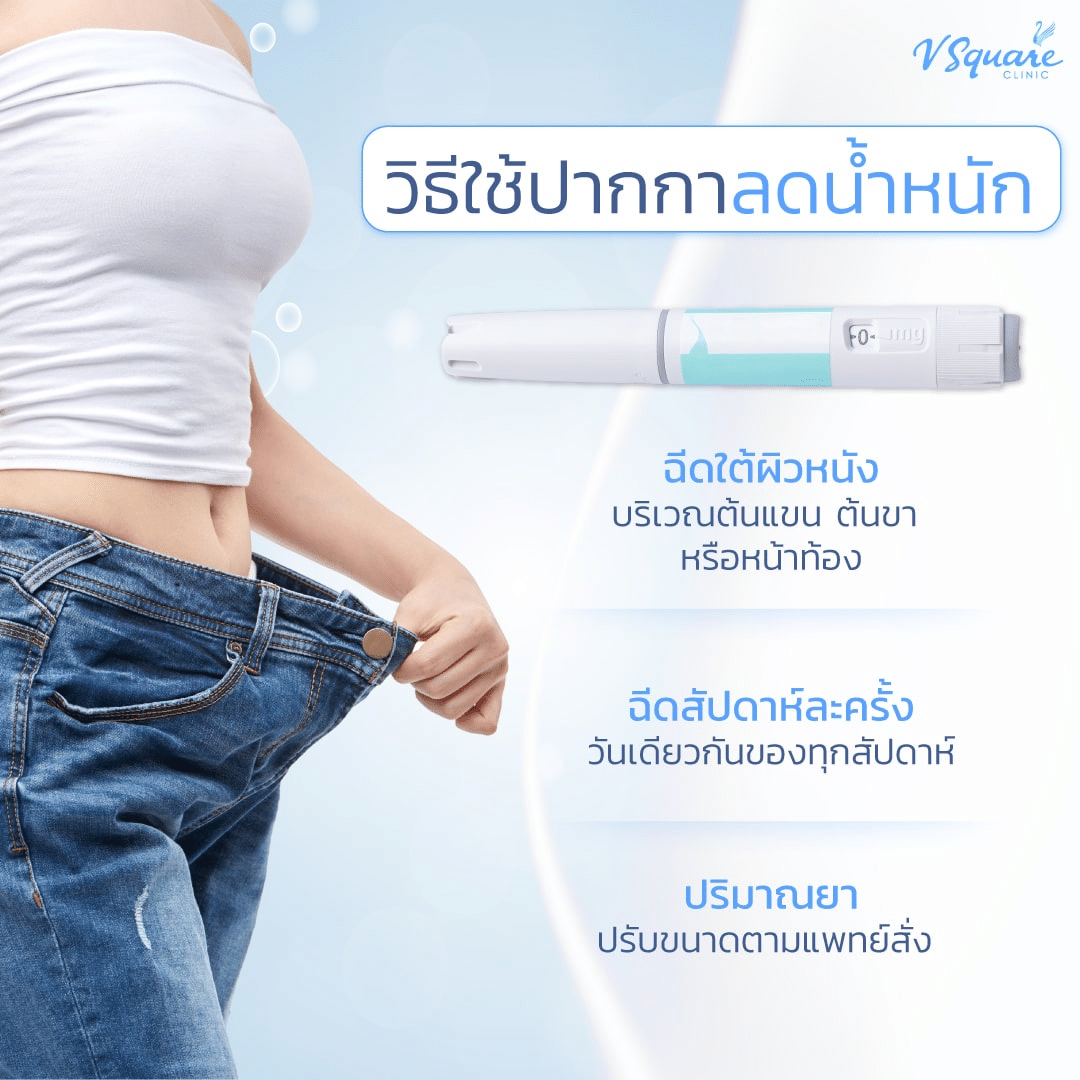 วิธีใช้ปากกาลดน้ำหนัก