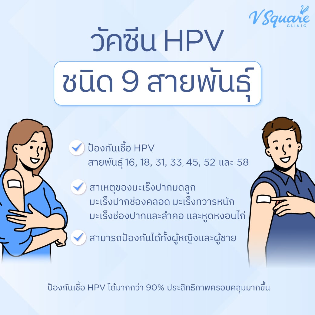วัคซีน HPV 9 สายพันธุ์